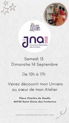 Journées Nationales des Artistes 13 et 14 sept 25